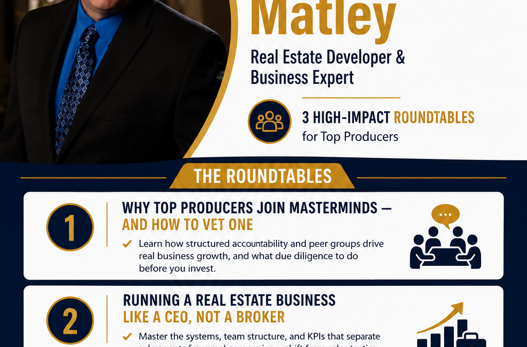 Meet Your Moderator: Dr. Steve Matley, Real Estate Developer & Business Expert